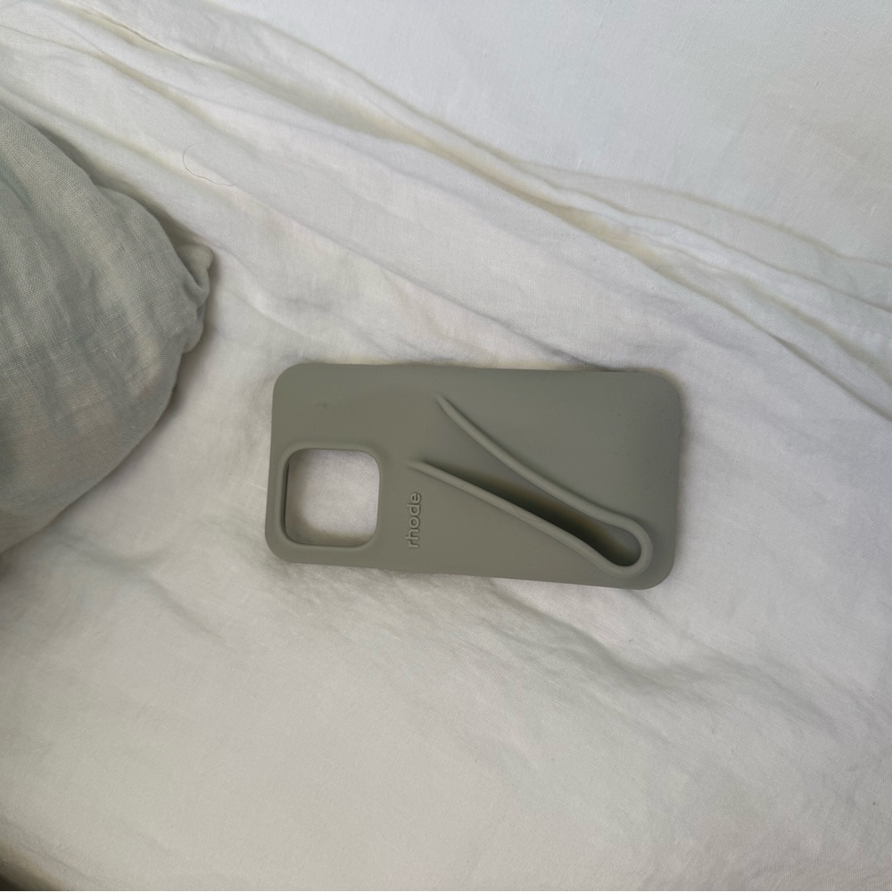 RHODE Gray Minimalist iPhone 14 Pro Case